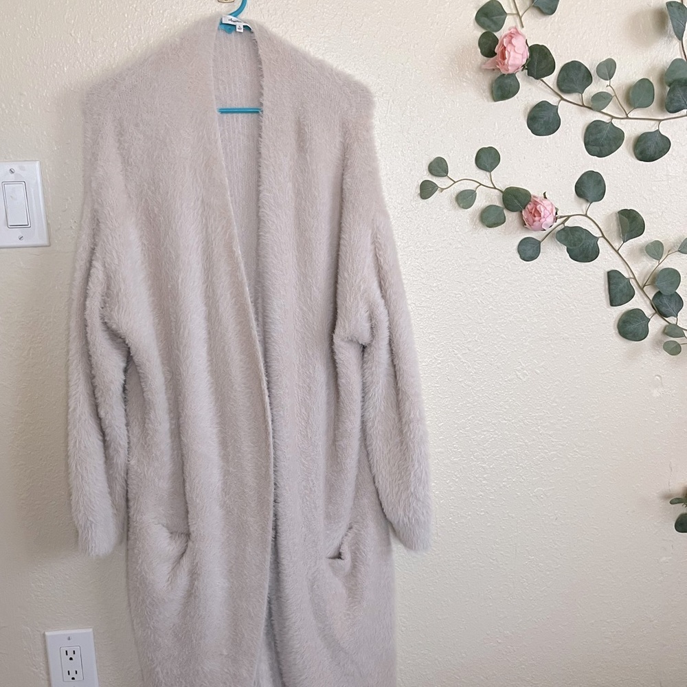 Electra Drop Shoulder Cardigan Sweater